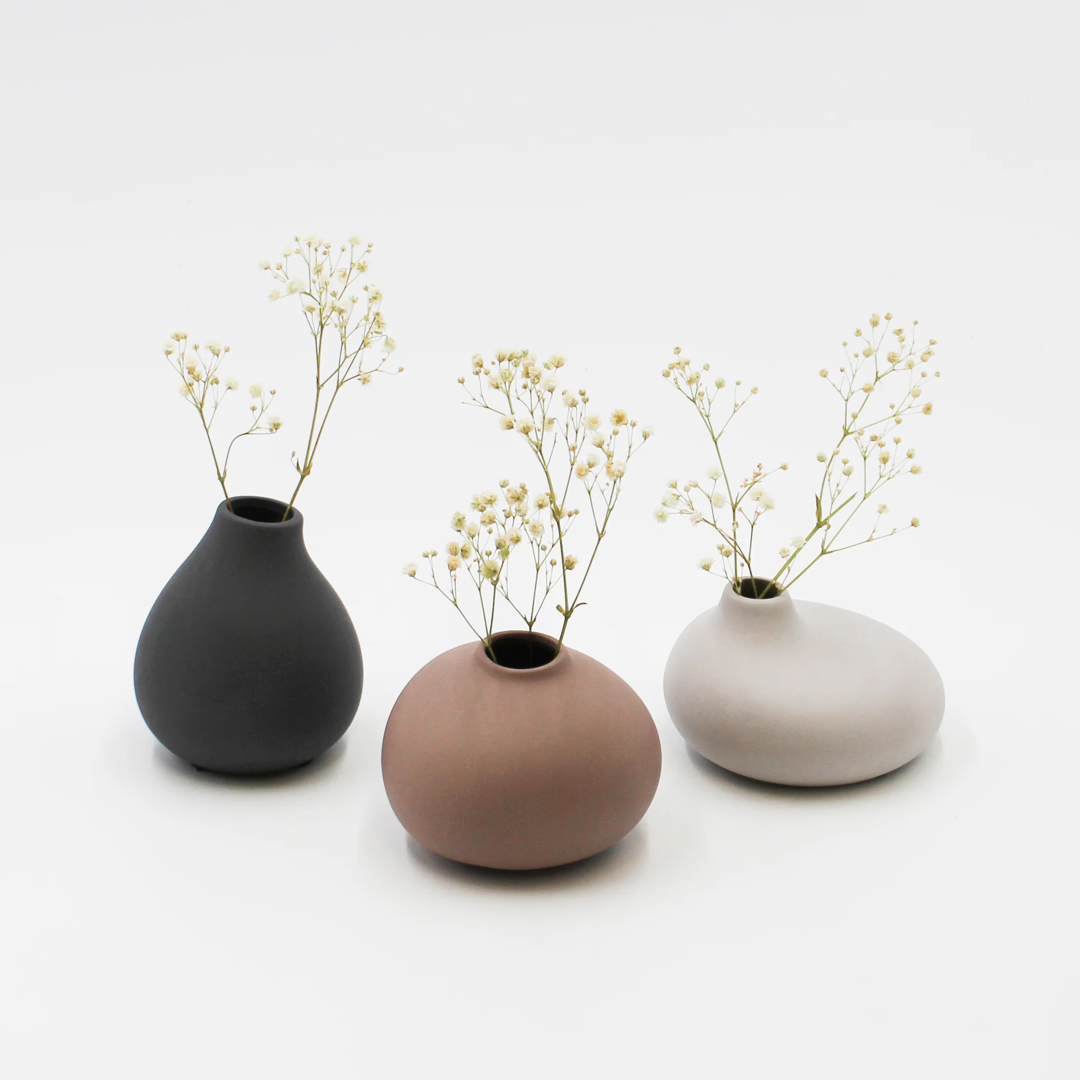 Triple Rounded Handmade Vase Selection - Image 5