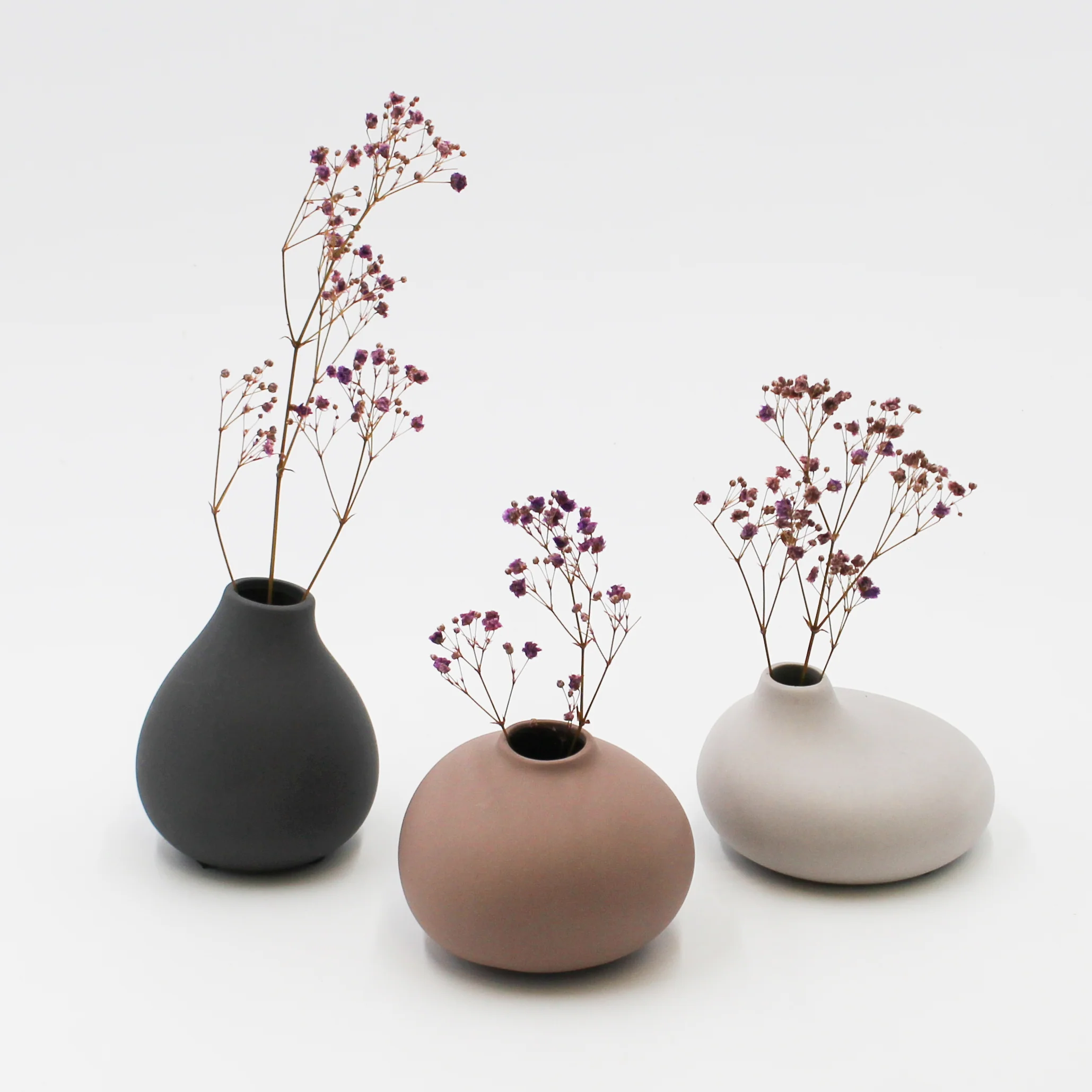 Triple Rounded Handmade Vase Selection - Image 6